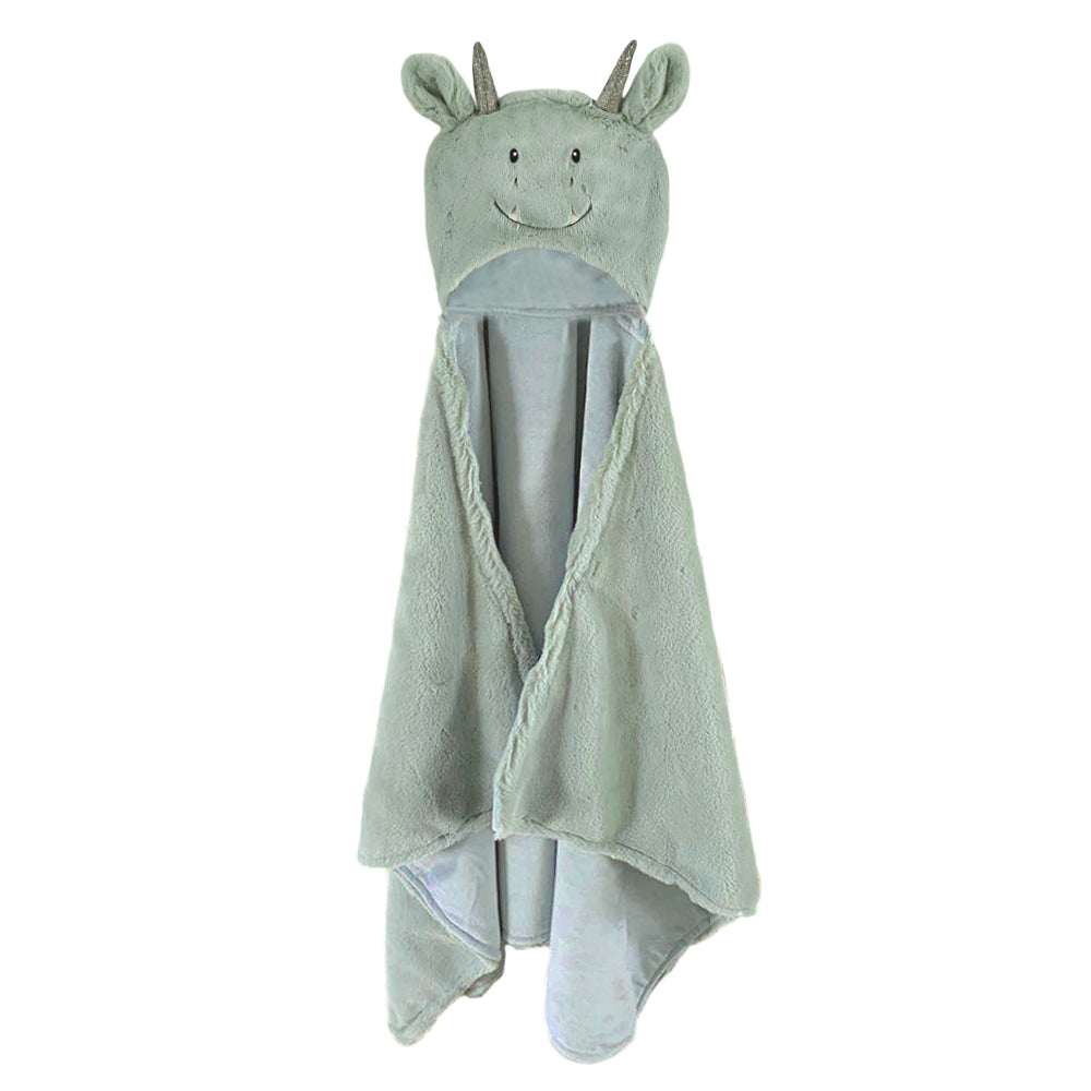 'Dax' Dragon Plush Hooded Blanket