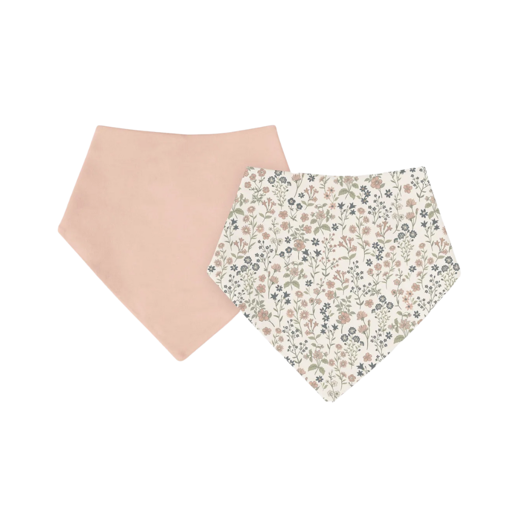 2-Pack Bibs - Meadow + Blush