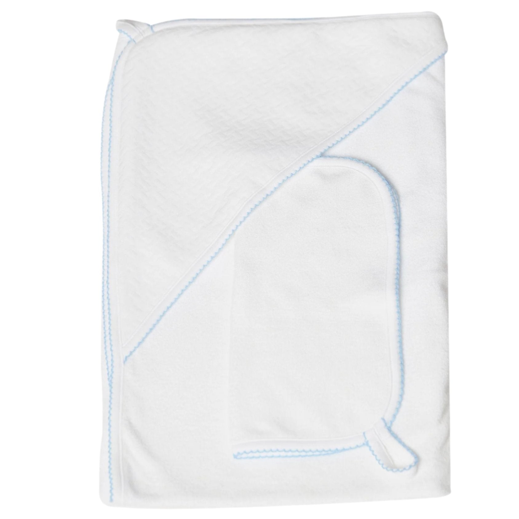 Basket Weave Hooded Baby Towel