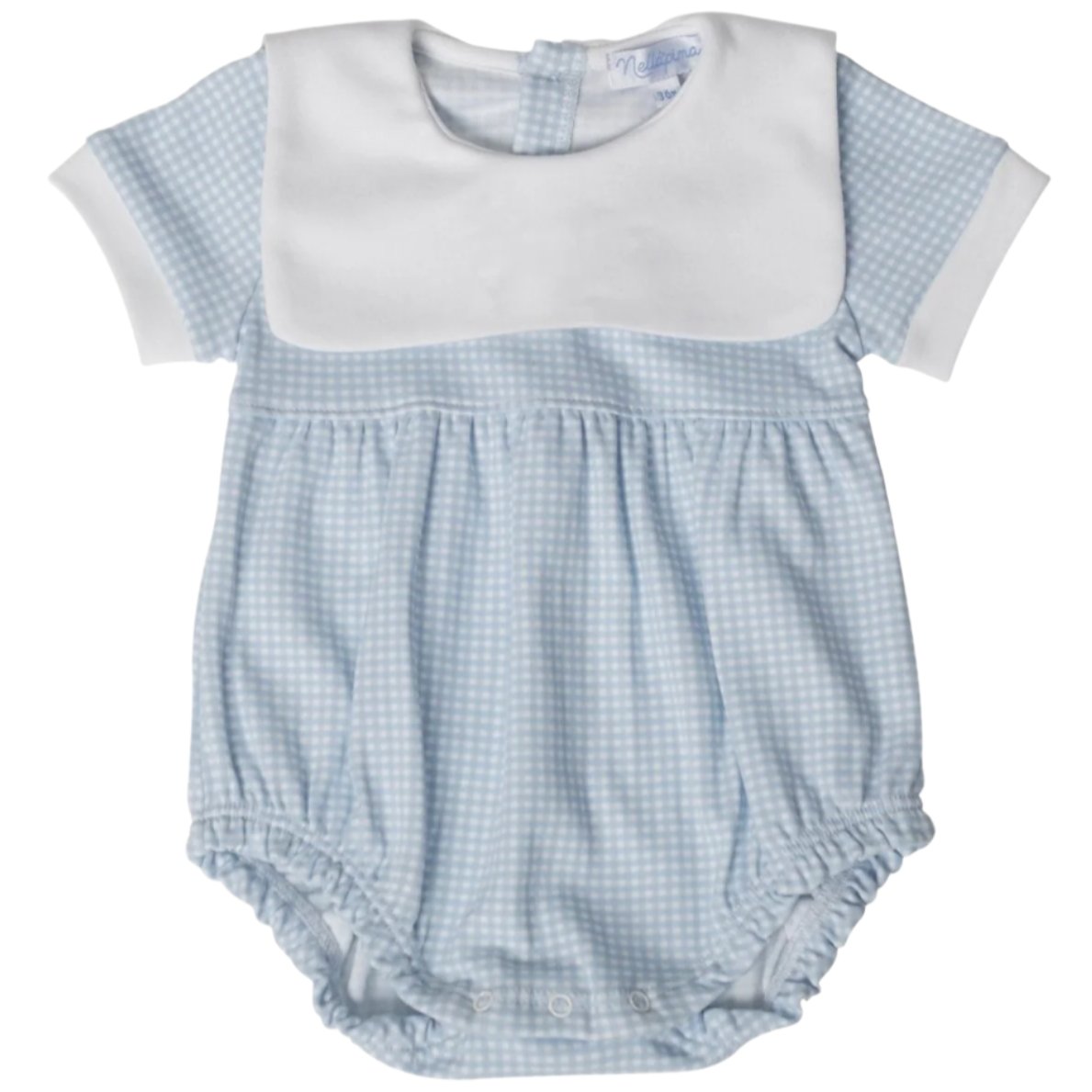 Blue Gingham Baby Bubble