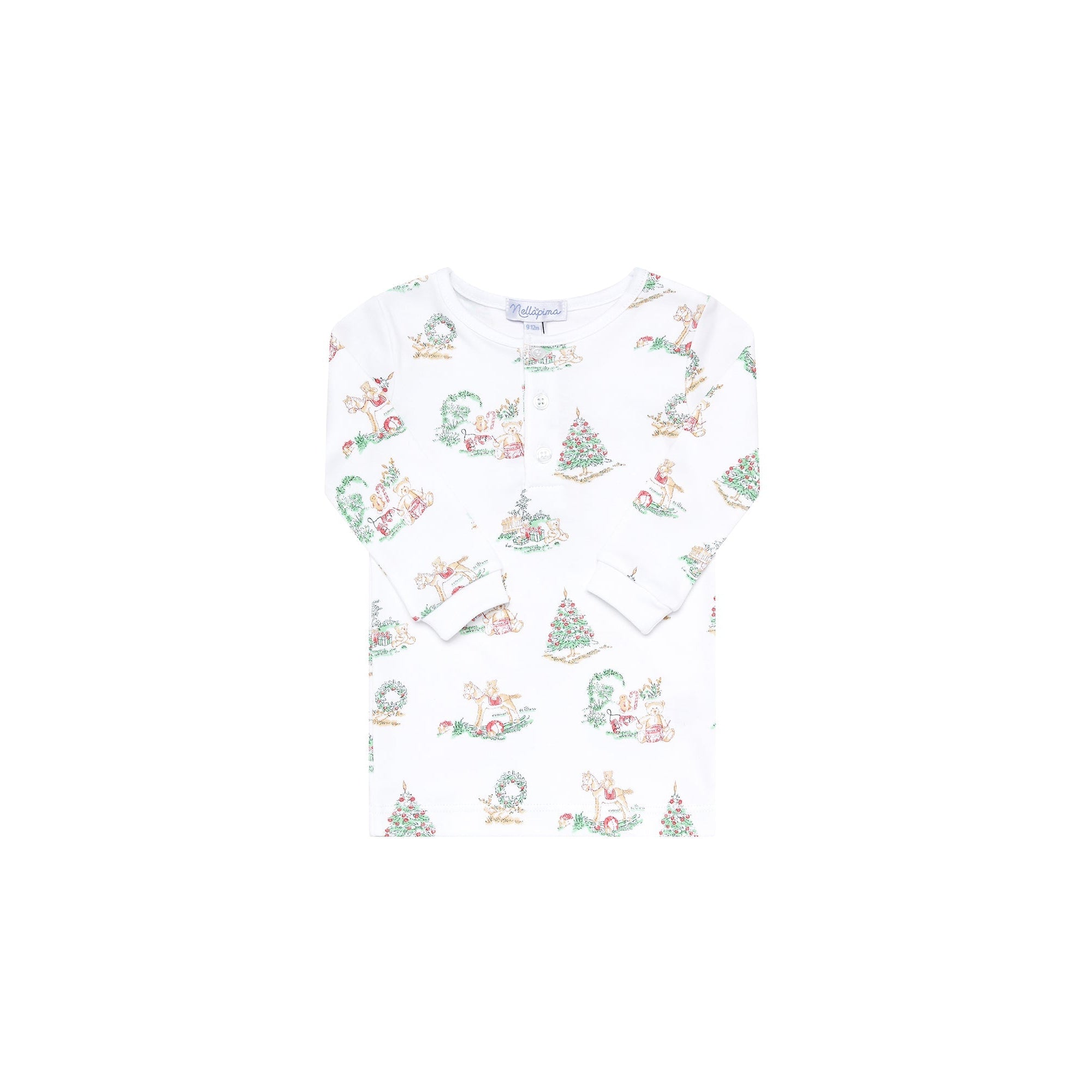 Boy Christmas Toile Pajama