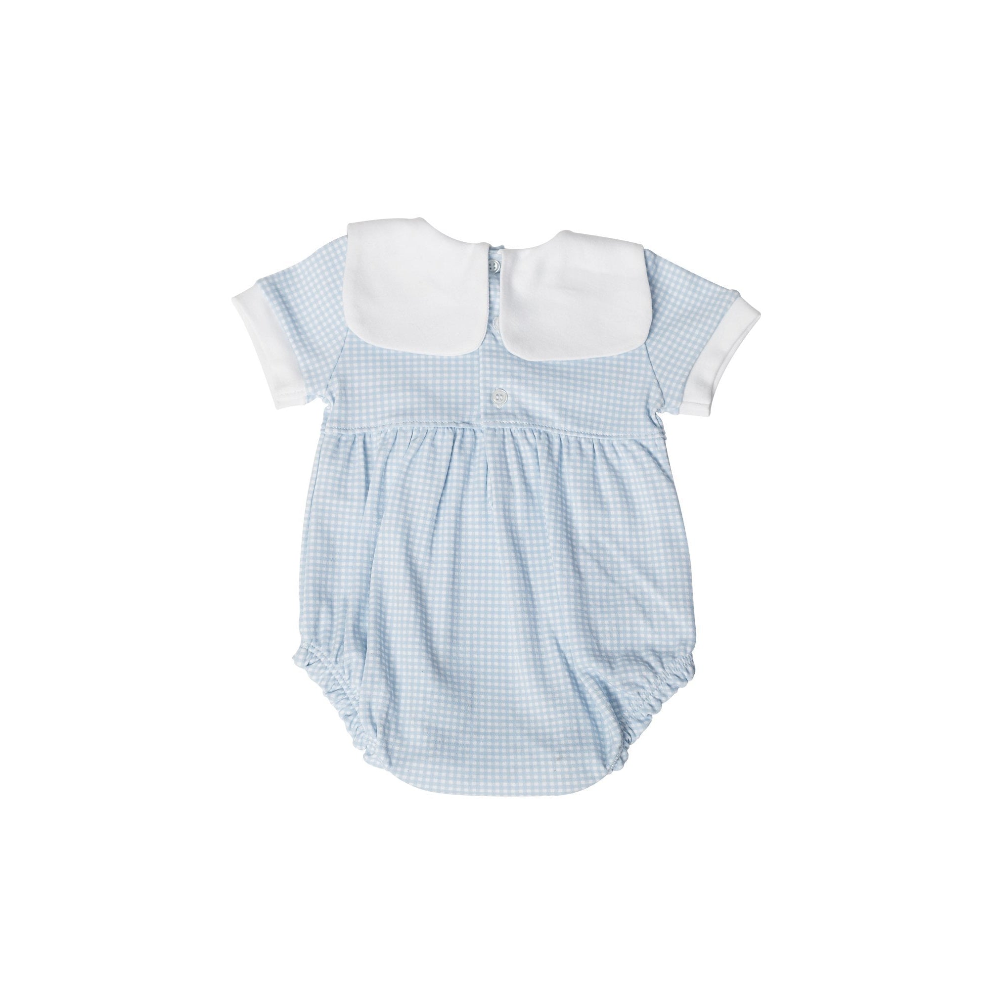 Blue Gingham Baby Bubble