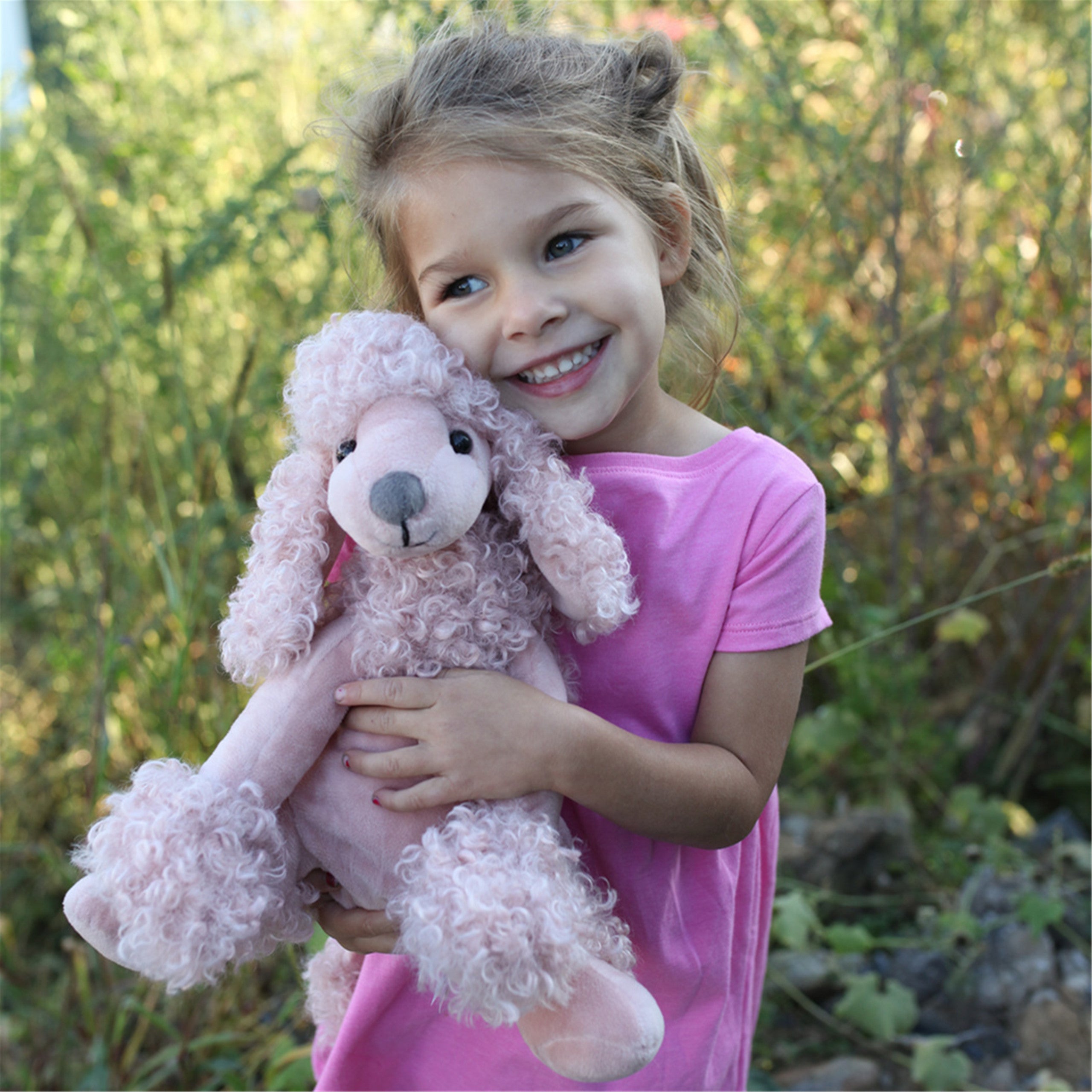 'Paris' Mauve Poodle Plush Toy