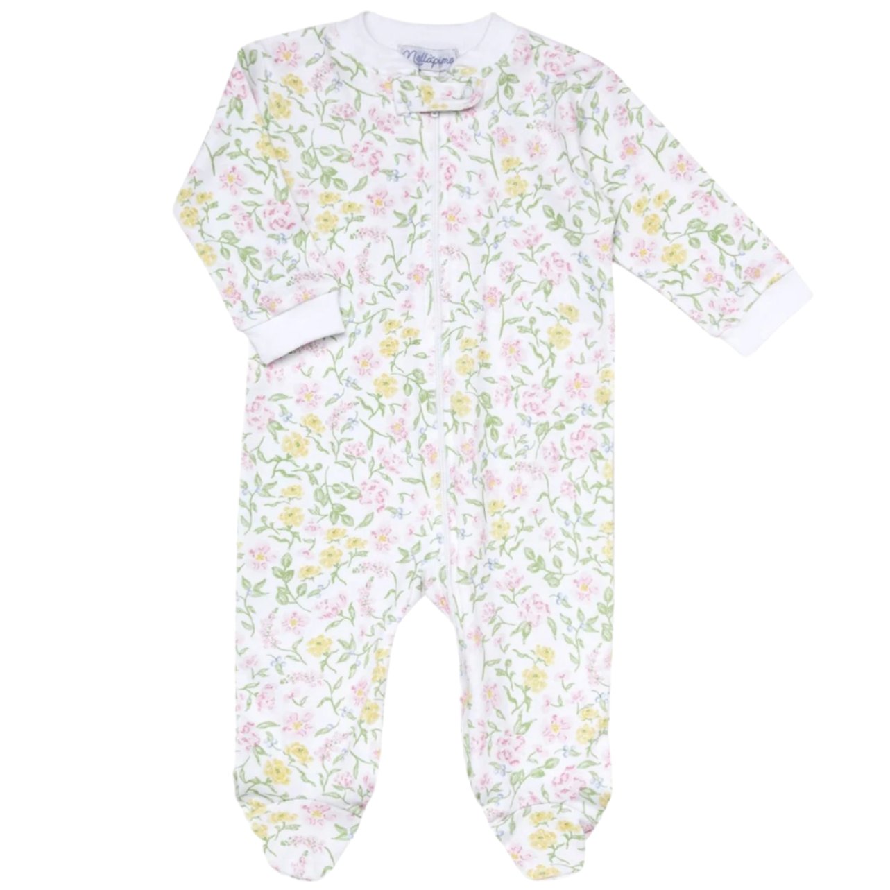 Berry Wildflowers Zipper Footie