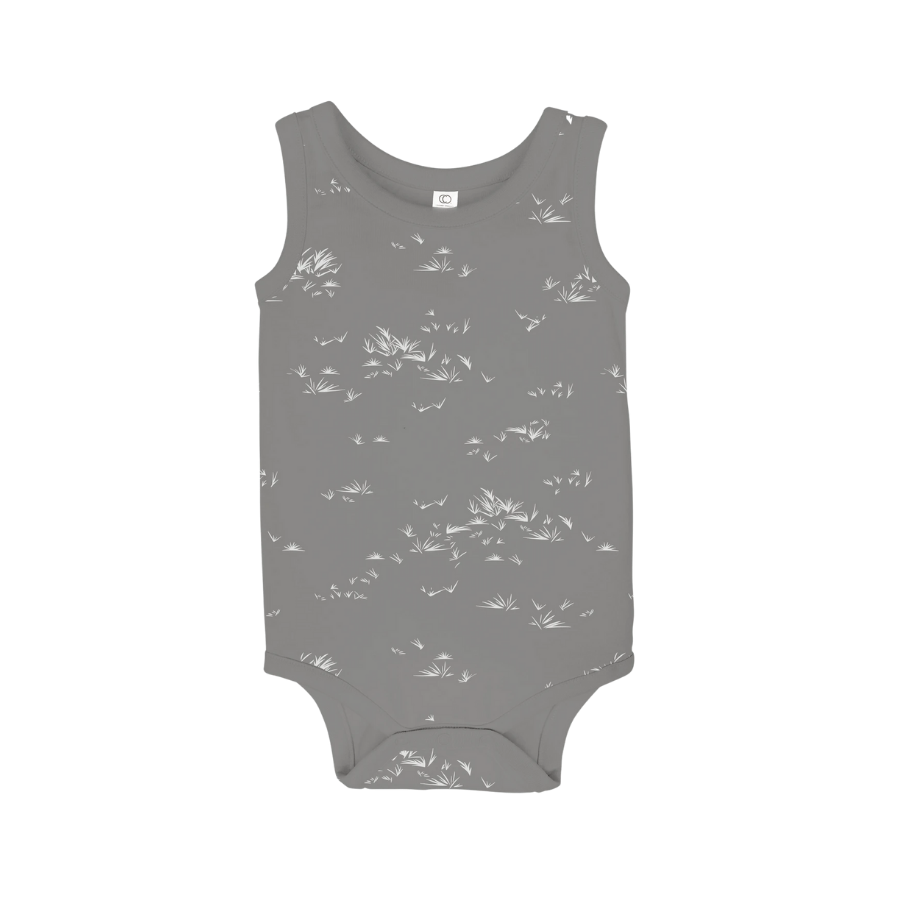 Boulder Tank Bodysuit - Pewter/Grass