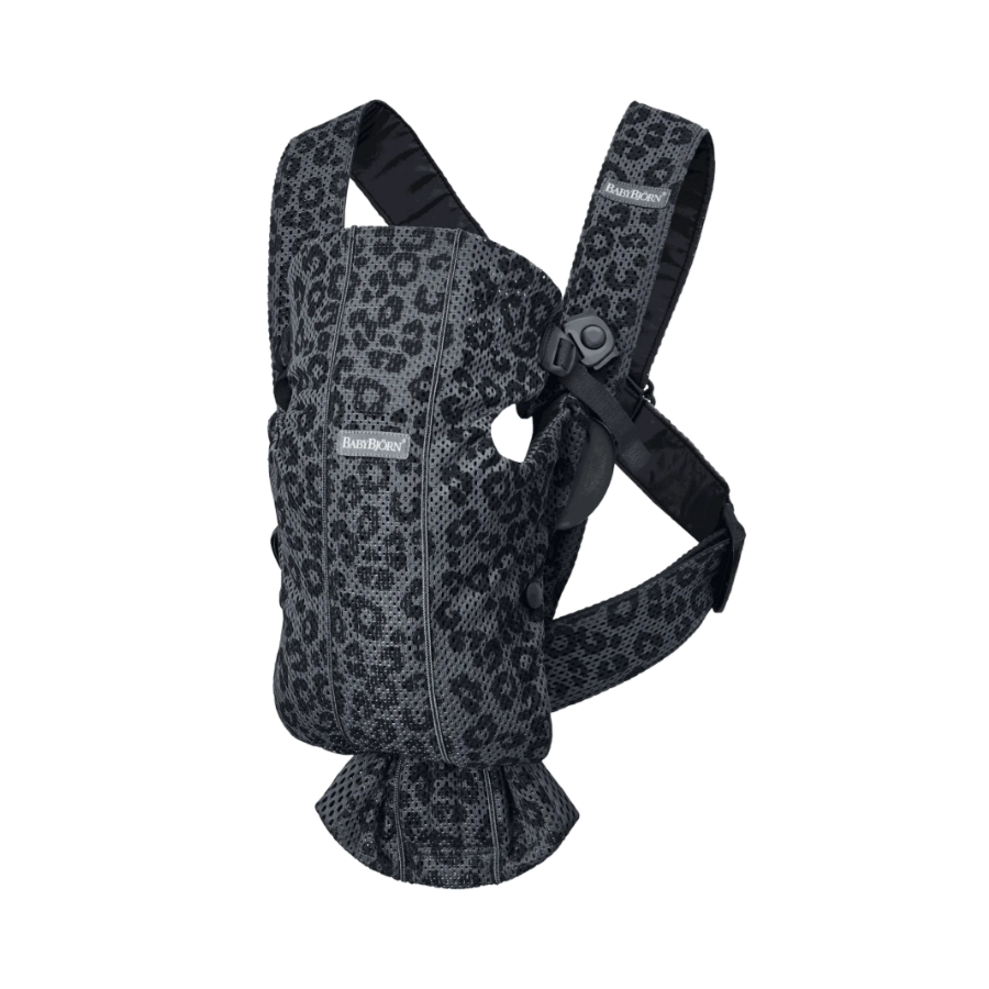 Baby Carrier Mini, 3D Mesh - Anthracite/Leopard