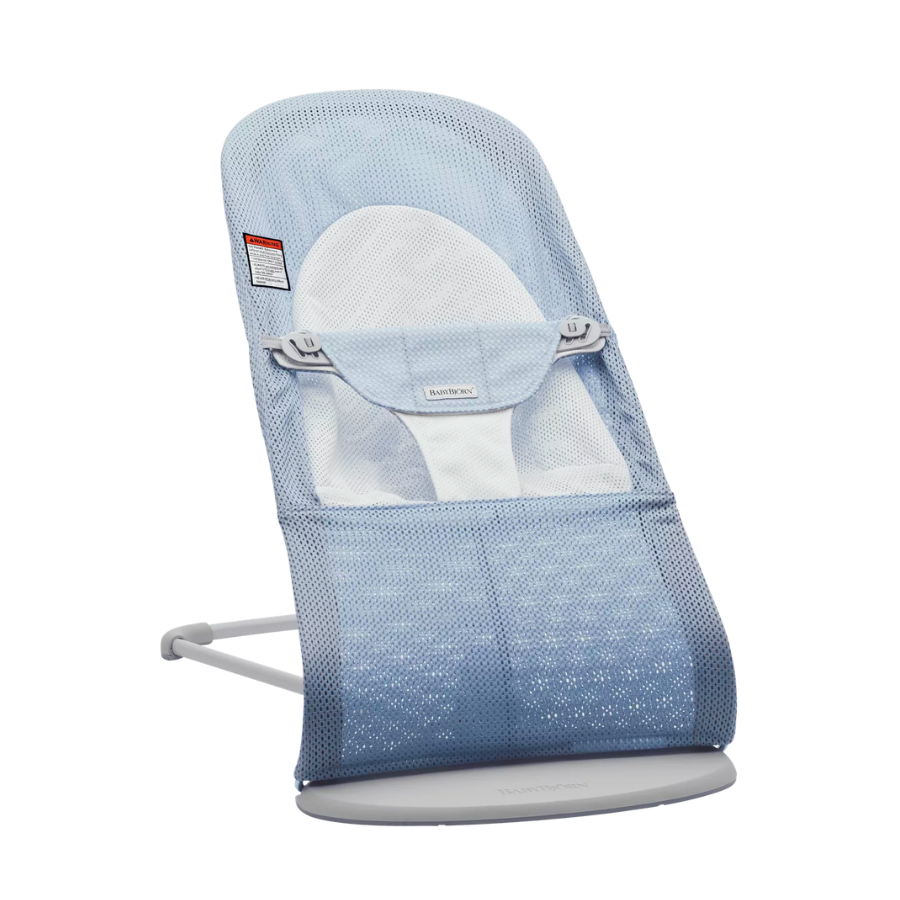 Bouncer Balance Soft, Mesh - Sky Blue/White