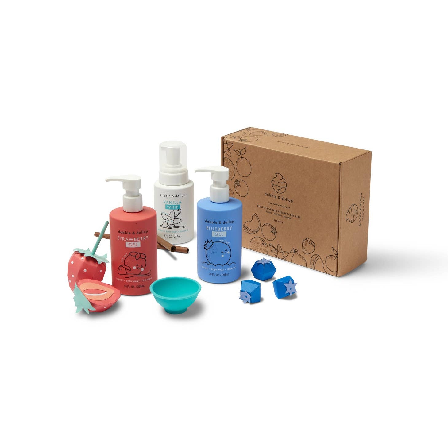 Americana Bubble Box Bath Set