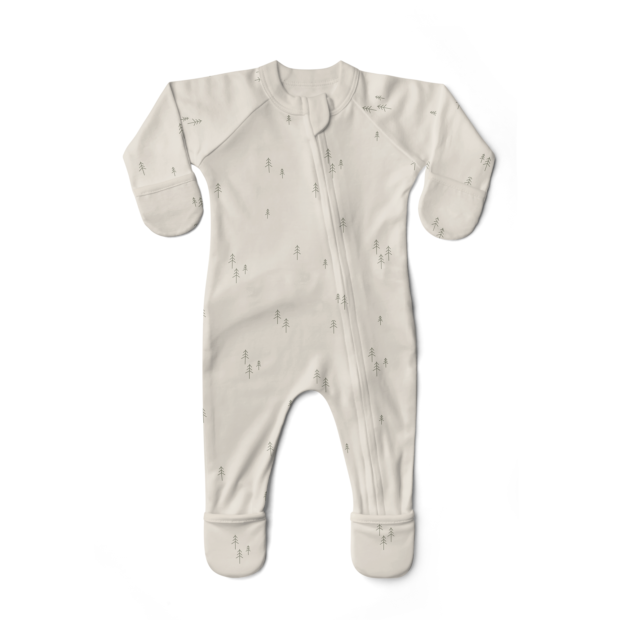 Bamboo Organic Cotton Sleep & Play Footie - Alpine