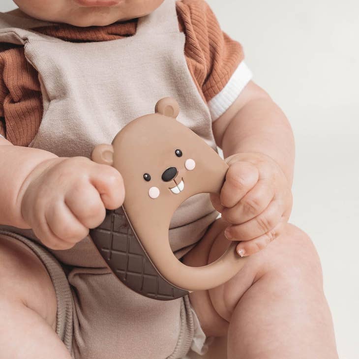 Beaver Teether - Brown