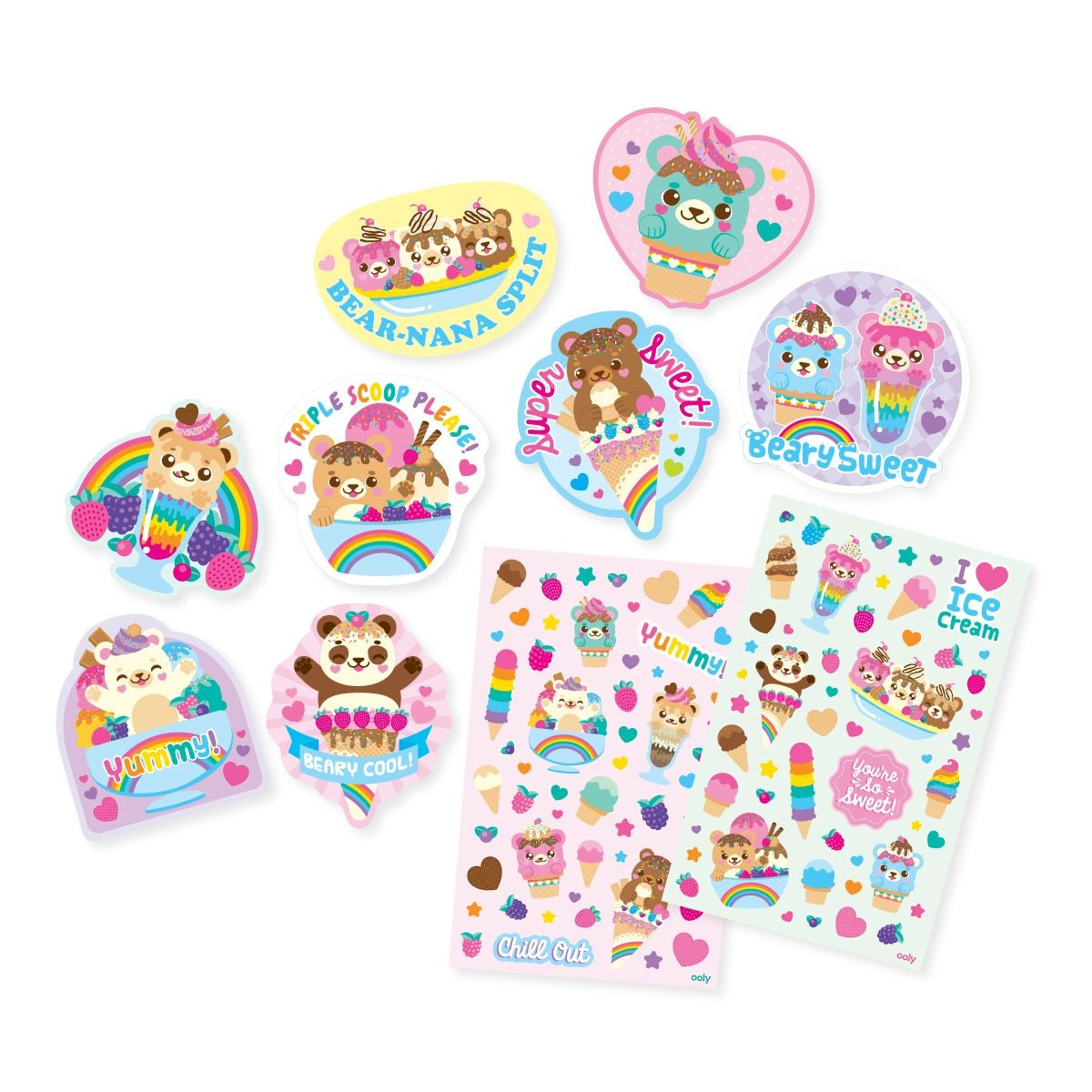 Beary Sweet Scented Stickers