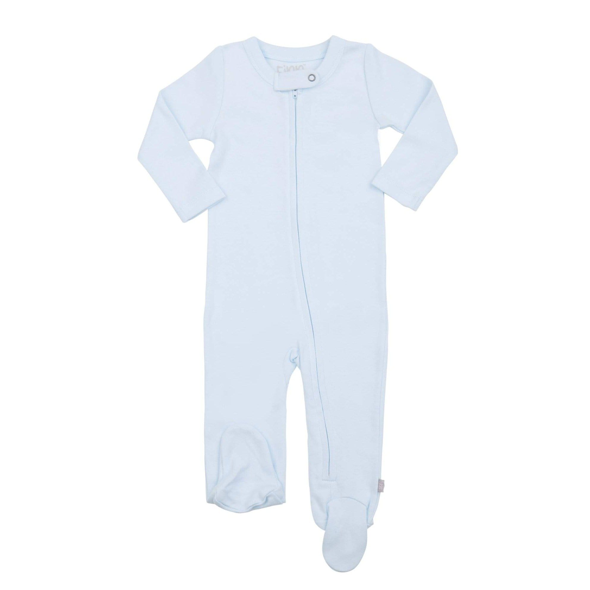 Basics - Footie (Light Blue)