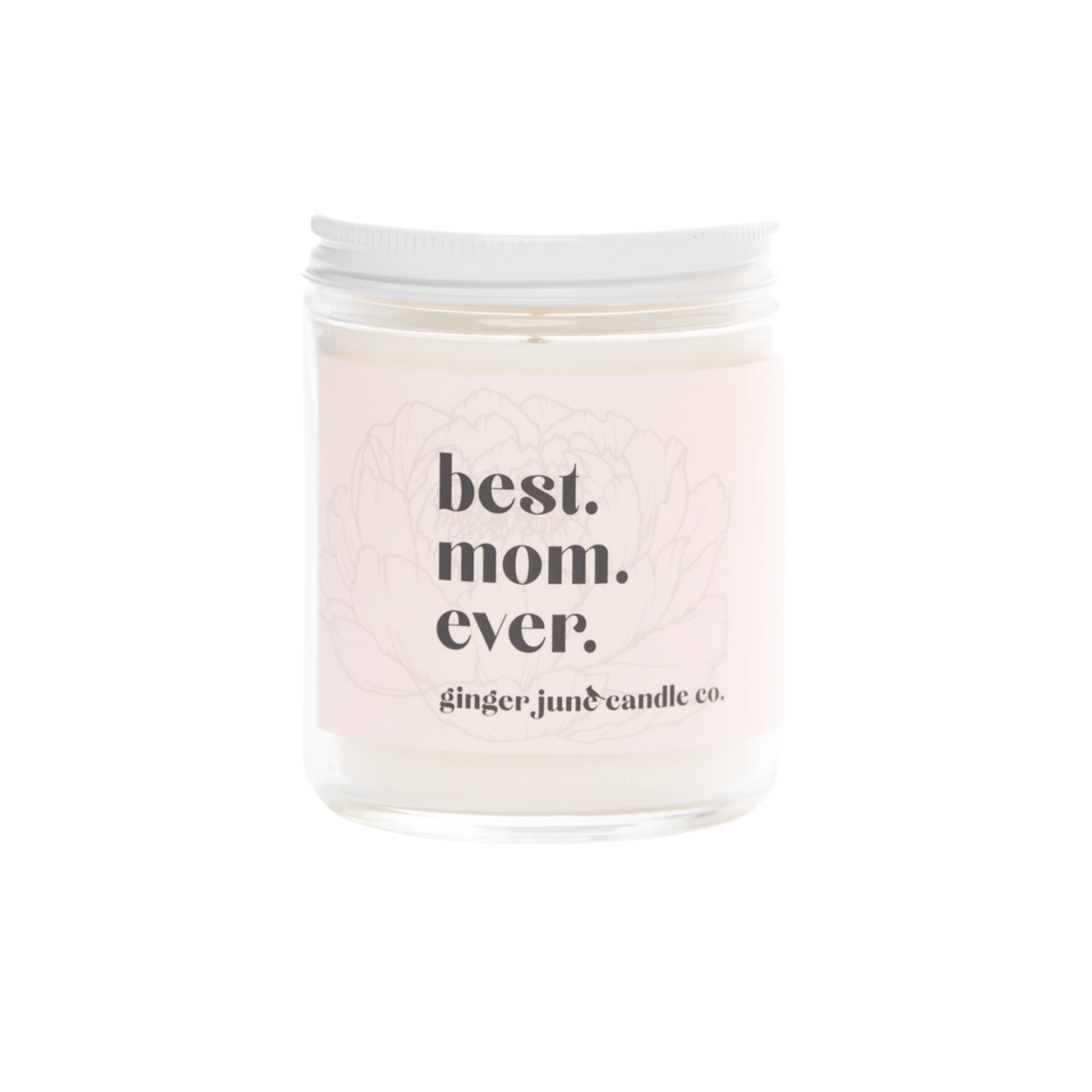 BEST MOM EVER • NON TOXIC SOY CANDLE • APRICOT FIG