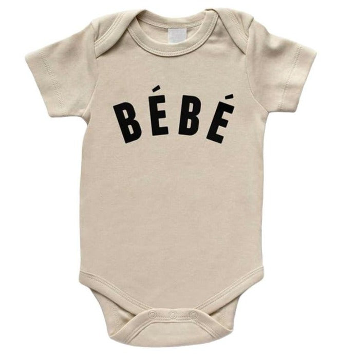 Bébé Bodysuit - Short Sleeve - Cream