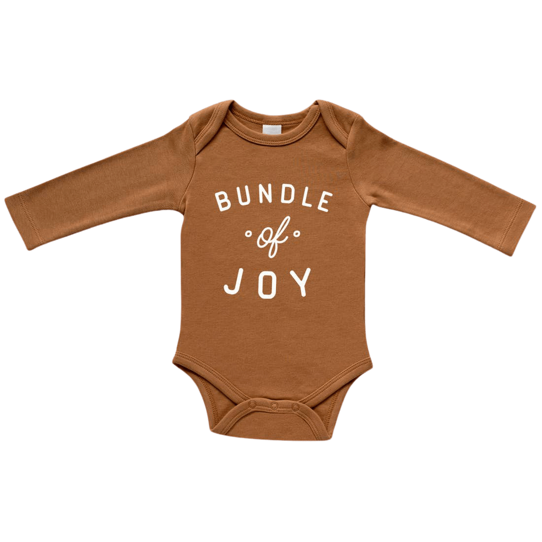 Bundle of Joy Long Sleeve Bodysuit - Camel