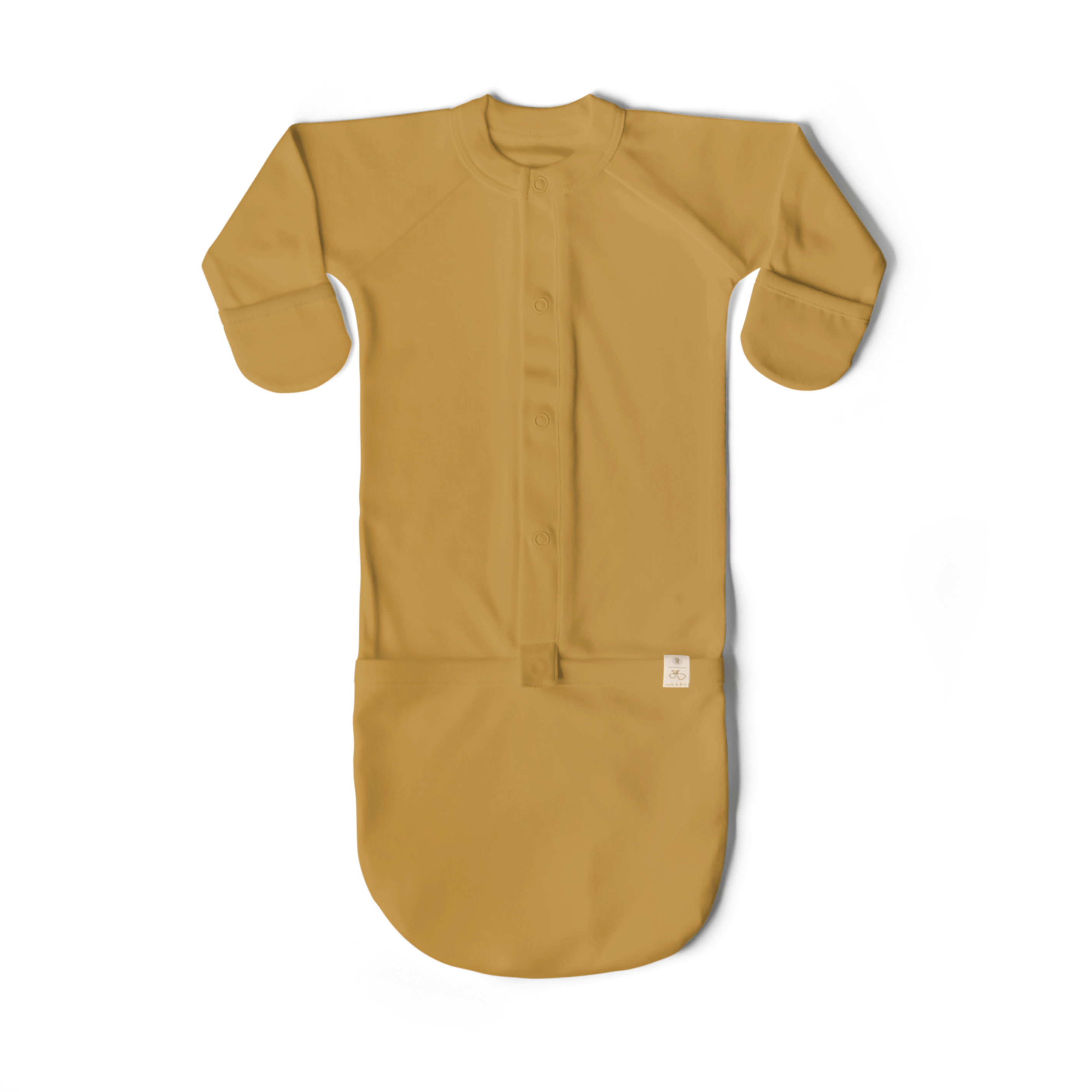 Baby Gown - Ochre