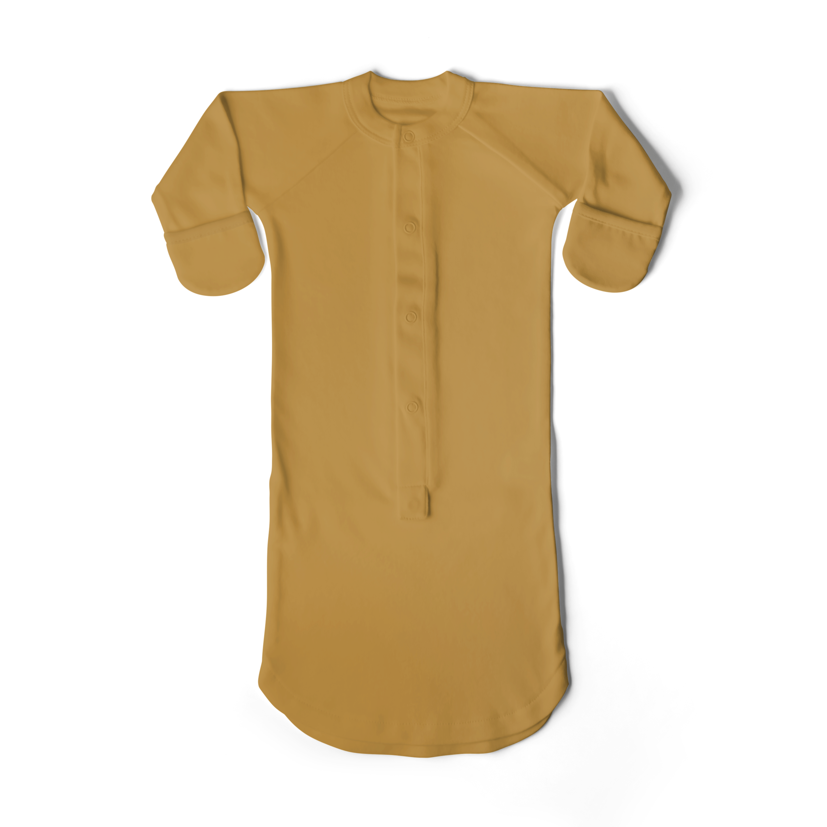 Baby Gown - Ochre