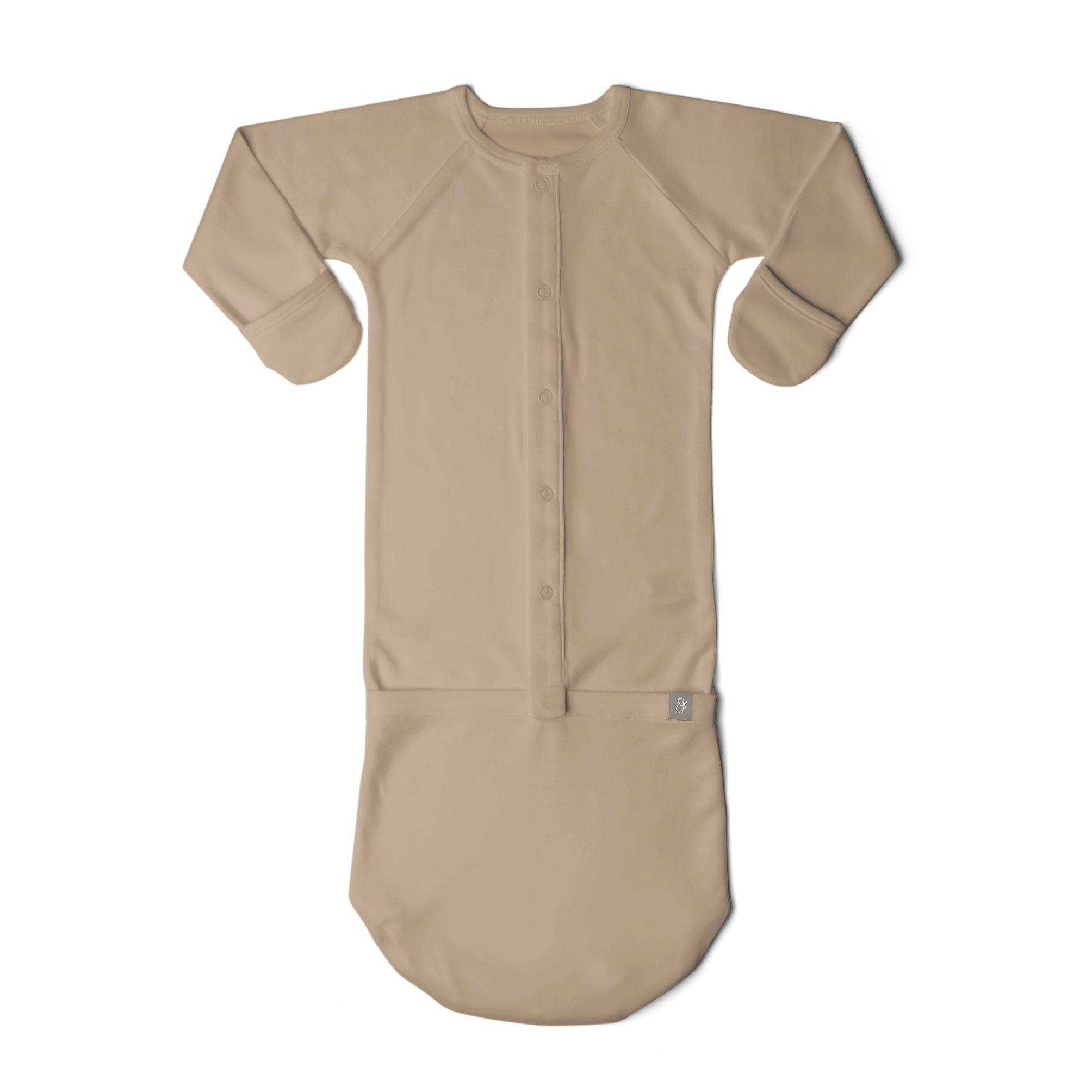 Baby Gown - Sandstone