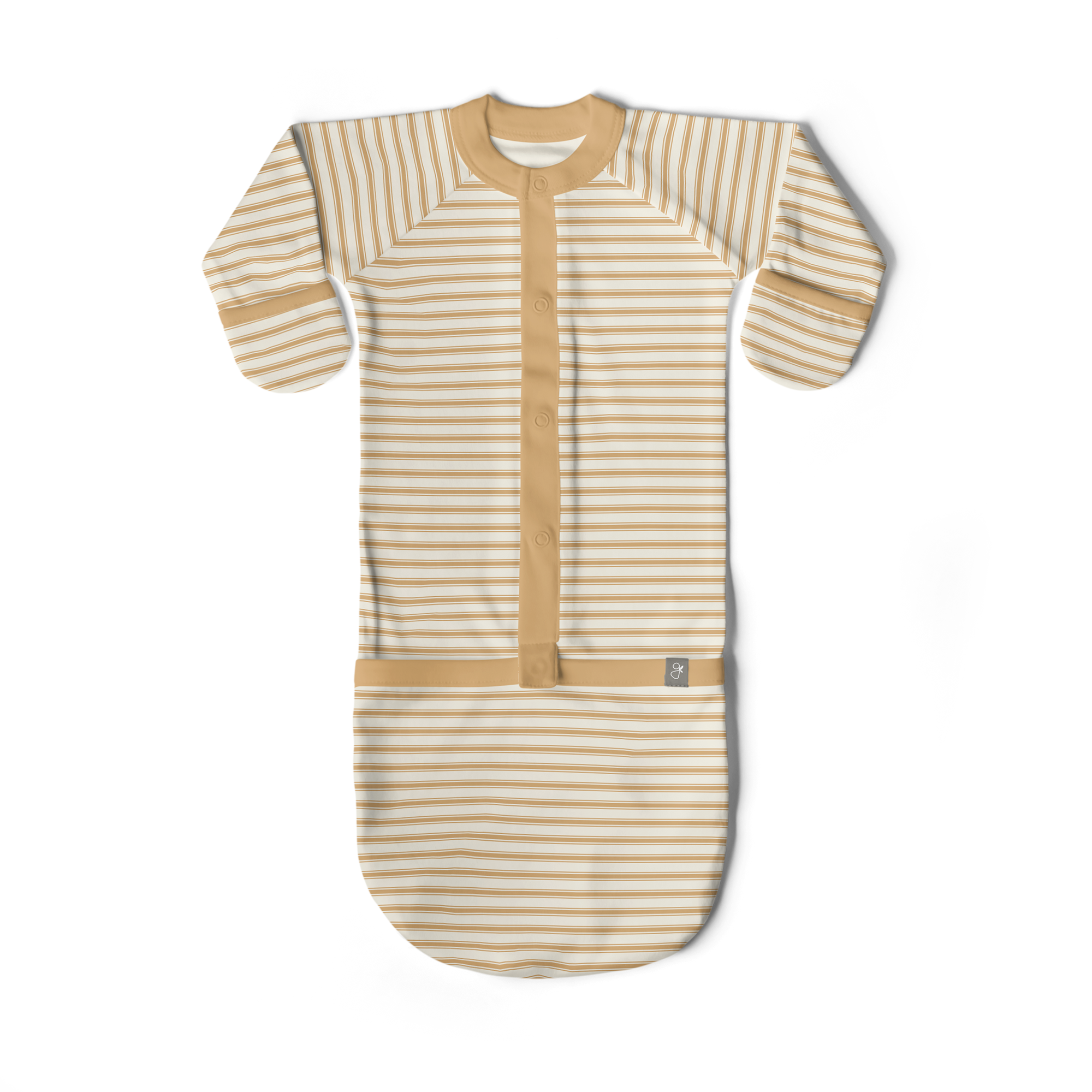 Baby Gown - Sun Stripe