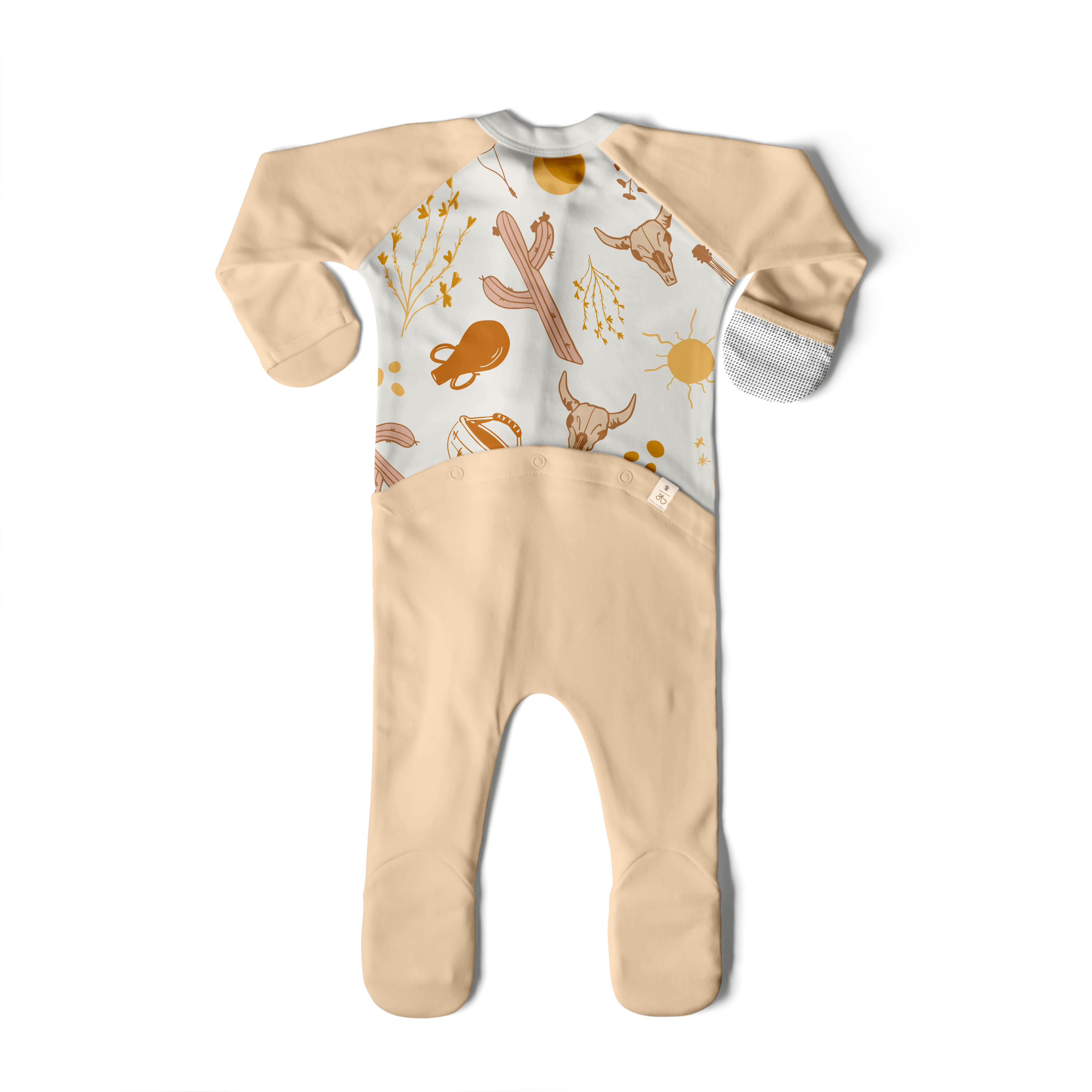 Bamboo Organic Cotton Footie -  Canyon