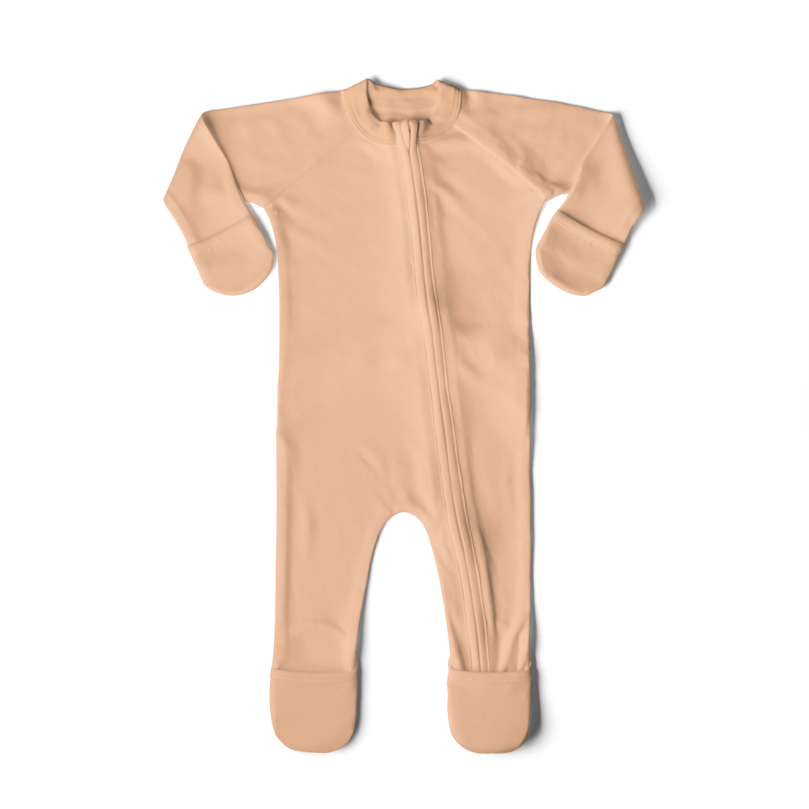 Bamboo Organic Cotton Footie -  Poppy