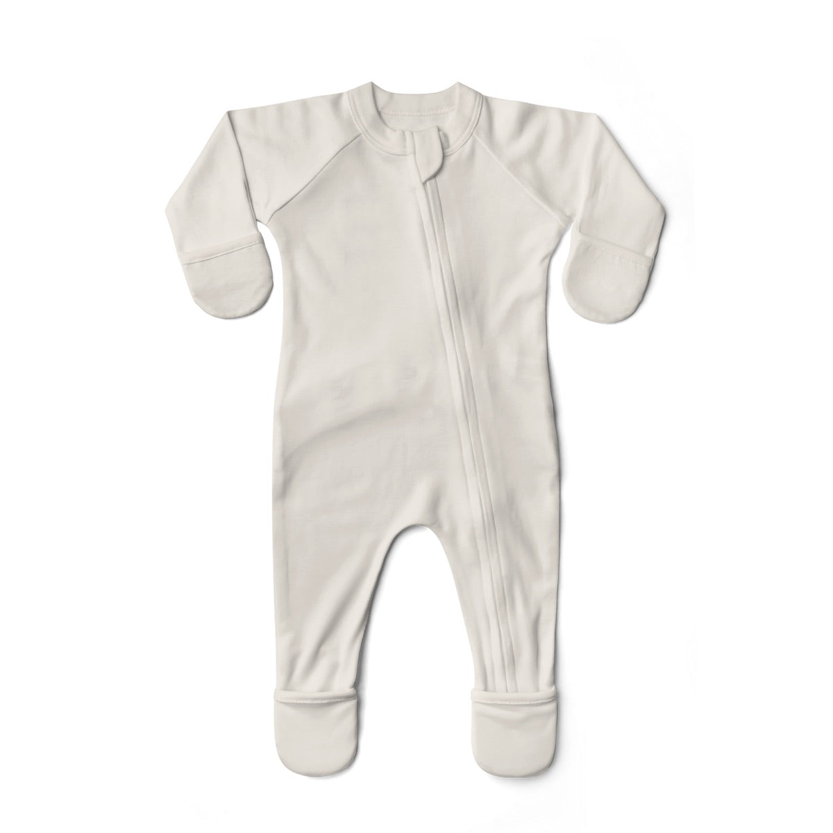 Bamboo Organic Cotton Sleep & Play Footie - Cloud