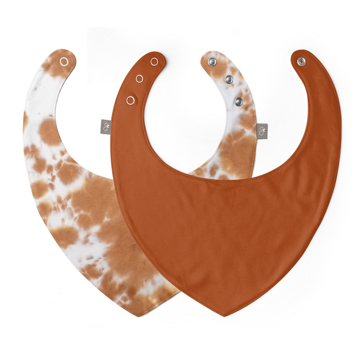 Bandana Bib - 2Pk Red Rock & Sienna