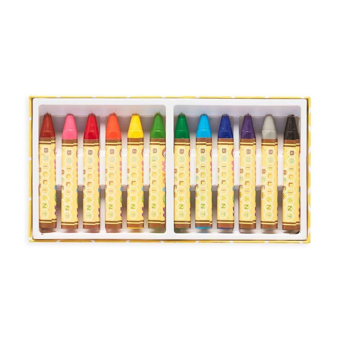 Brilliant Bee Crayons - 12 Pack