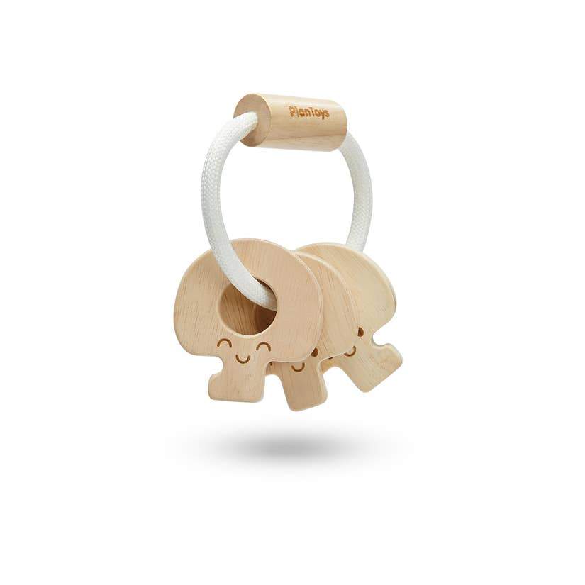 Baby Key Rattle - Natural