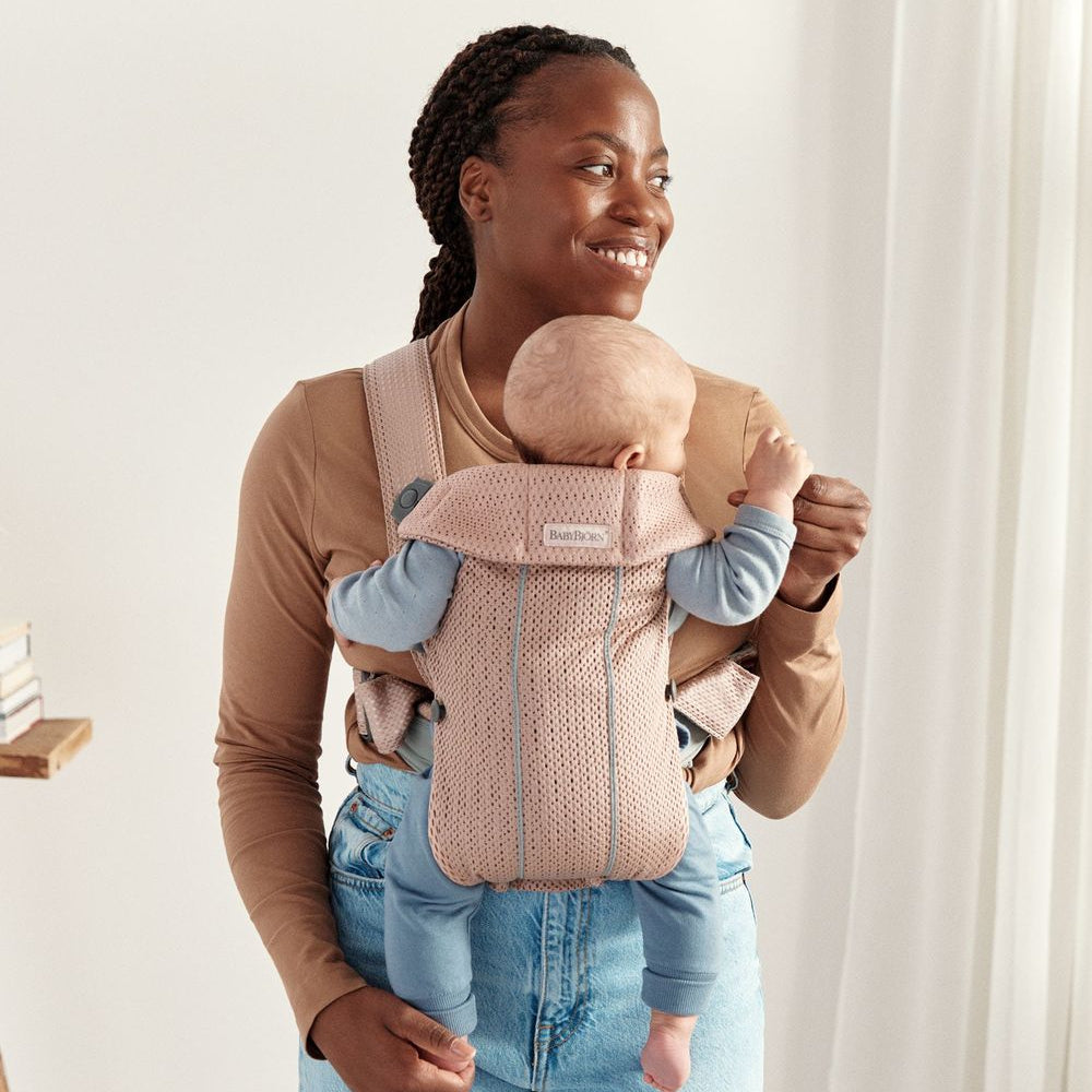 Baby Carrier Mini, 3D Mesh - Dusty Pink