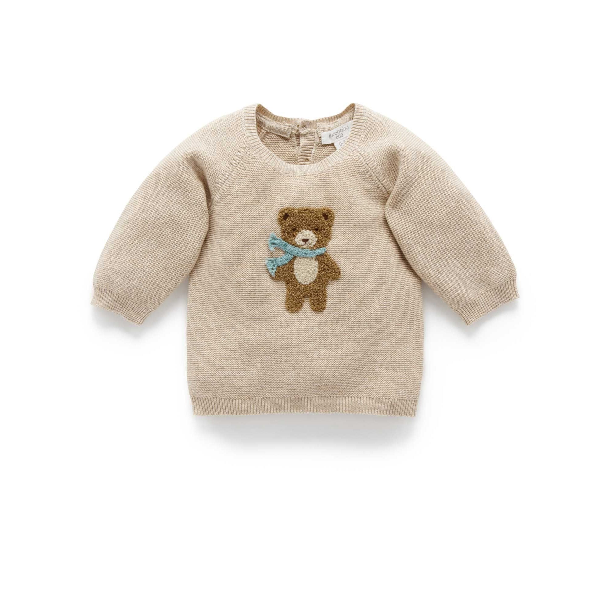 3 Piece Knit Set - Forest + Bear