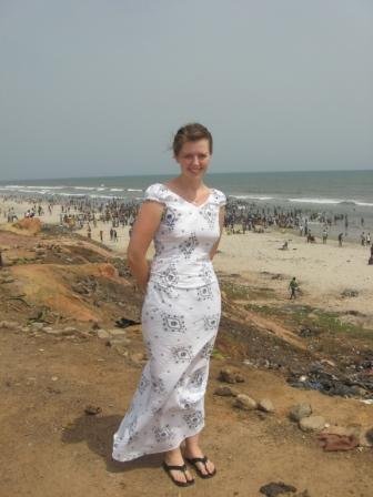 On the coast of Ghana, West Africa 2009