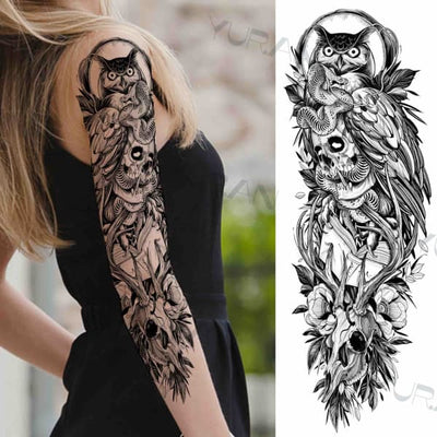 34 Of The Best Owl Tattoos For Men in 2023  FashionBeans