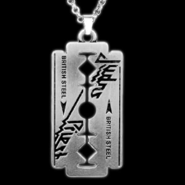 Judas Priest Stainless Steel Blade Necklace