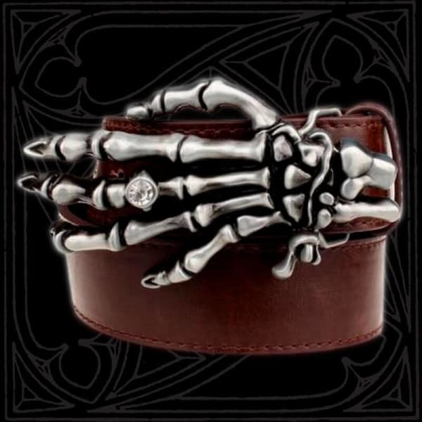 Skeleton Hand Belt Buckle - CrewSkull®