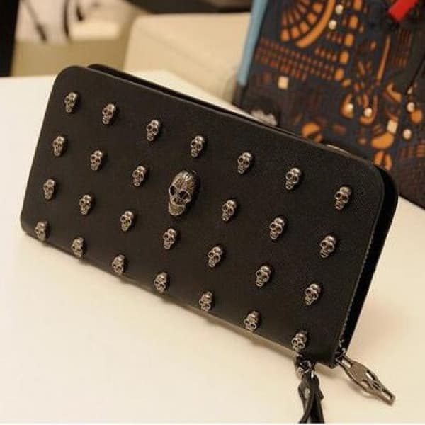 Skull Wallet Womens