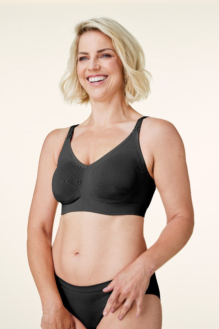 Bravado Designs Intrigue Jacquard Balconette Nursing Bra - Grey