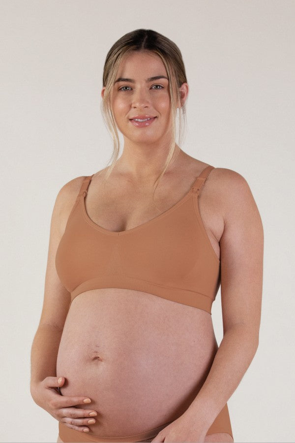 Bodycare Women Pack of 3 Beige Self Design Maternity Bra 5539S