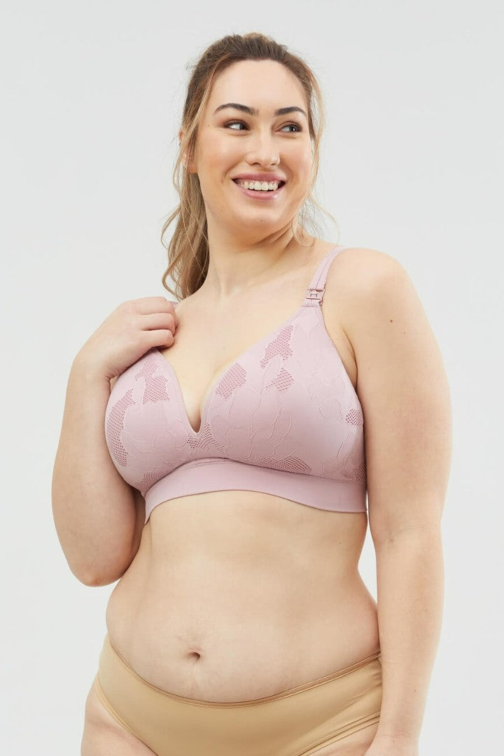 Bravado Designs Restore Nursing Bra - Roseclay XL – Bloom Connect ID