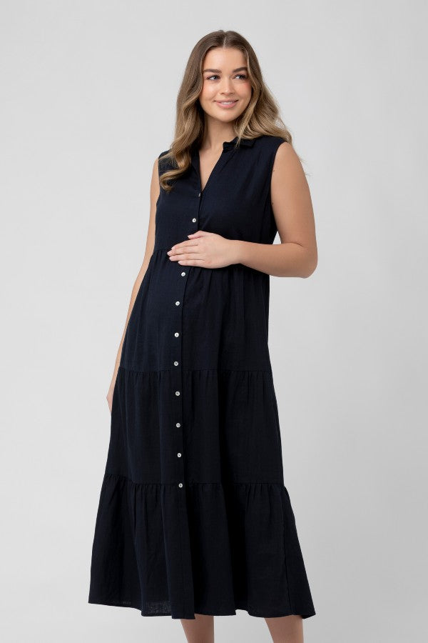 Ripe Maternity Ava Shirred Dress