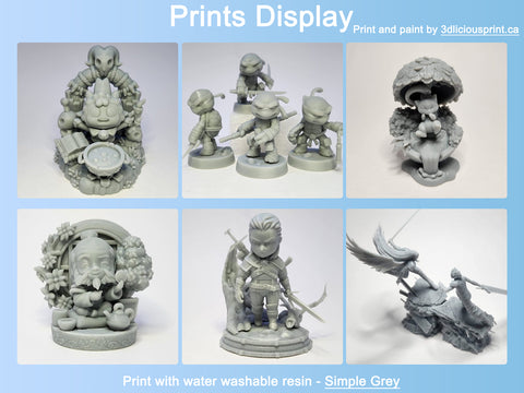 siraya tech water washable resin for 3d printers like elegoo , anycubic, phrozen and creality