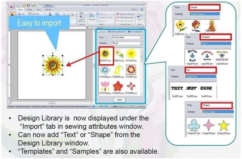 do i need to use the included dongle with brother pe design 10 software