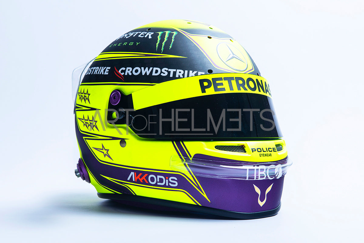 Lewis Hamilton 2022 F1 Full-Size 1:1 Replica Helmet – Art of Helmets