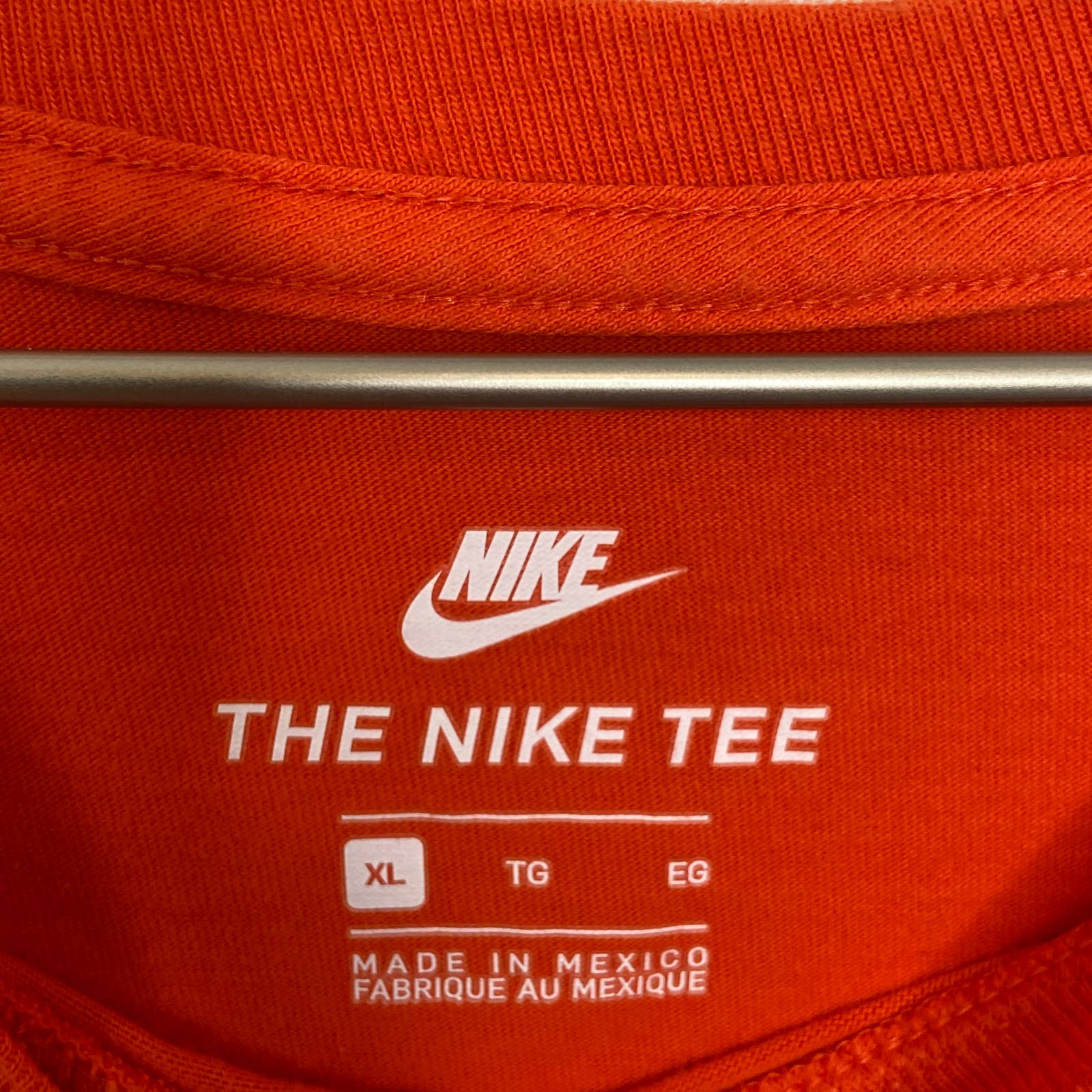 Nike Double Swoosh Orange Color Block T Shirt - Men's XL – Threaded Club