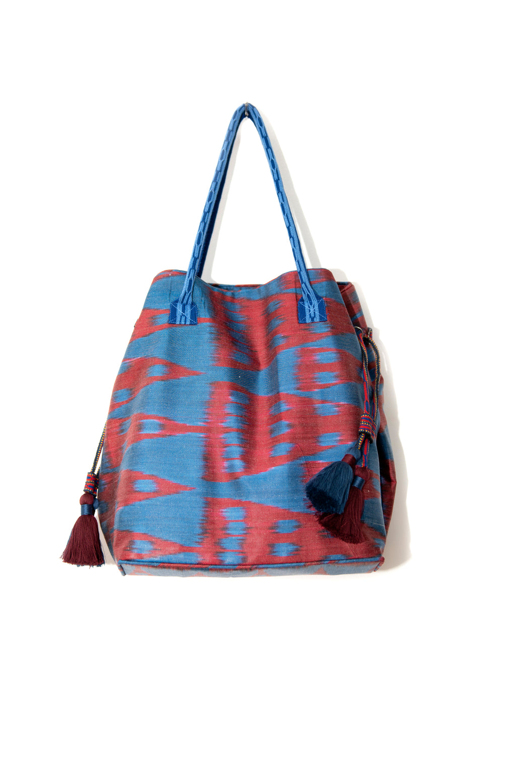 Stripe Tote Bag Wayuu black striped Colombia