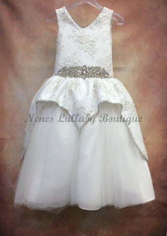 becky first communion dress by piccolo bacio ave maria couture