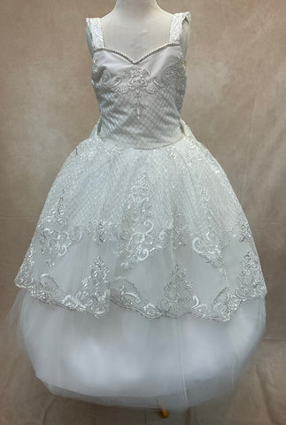 Felipa Communion dress by Piccolo Bacio Ave Maria Couture Collection