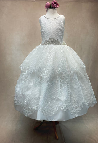 Gloria Communion Dress By PIccolo Bacio Ave Maria Couture