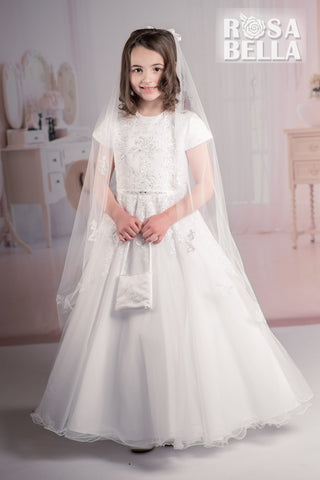 Rosa Bella Communion Dress # RB627 Tea Length