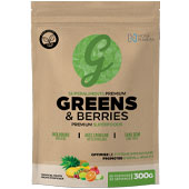 nova pharma greens and berries supplement bag